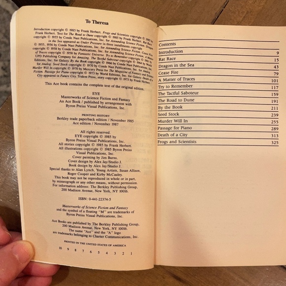 Book: EYE by Frank Herbert, Author of DUNE - Picture 3 of 3